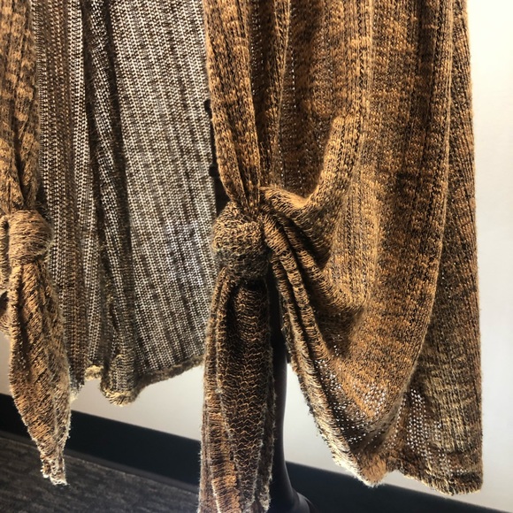 Lularoe Long Sleeve Duster Cardigan Brown M - Picture 3 of 9